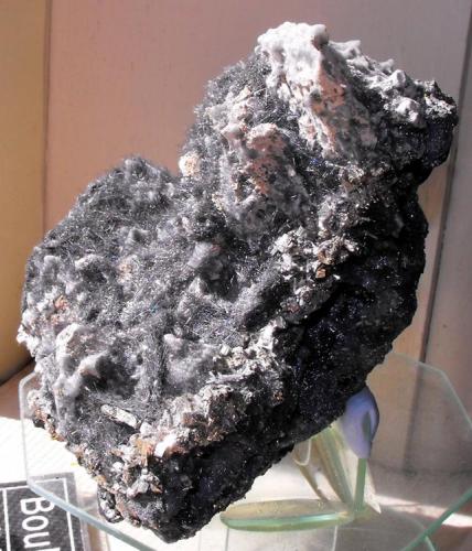 Boulangerite on matrix. Mina Noche Buena. Noche Buena, Municipio de Mazapil, Zacatecas, Mexico. 12 x 10 x 8 cm. (Author: Lumaes)