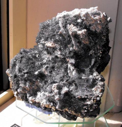 Boulangerite on matrix. Mina Noche Buena. Noche Buena, Municipio de Mazapil, Zacatecas, Mexico. 12 x 10 x 8 cm. (Author: Lumaes)