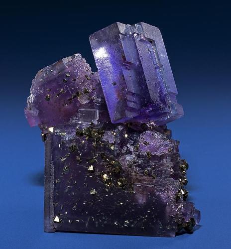 Fluorite and Chalcopyrite
Minerva #1 Mine
Specimen size 6 x 5 cm. (Author: am mizunaka)