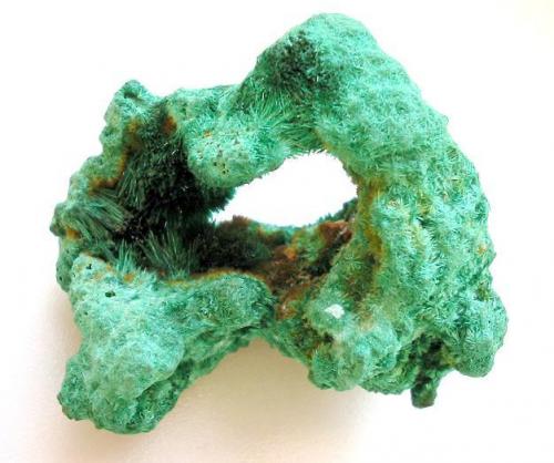 6,5 cm malachite sample from Bautenberg mine near Neunkirchen, Siegerland, Rhineland-Palatinate. (Author: Andreas Gerstenberg)