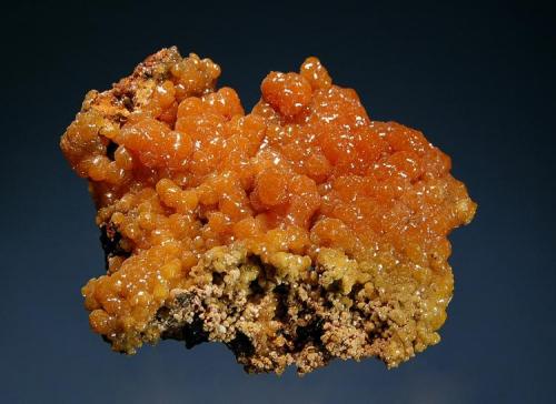 Pyromorphite - Bunker Hill Mine, 5.5 x 7.1 cm. (Author: crosstimber)