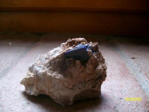 Azurita 
Kerrouchen, Marruecos.
Pieza:10x6.
Cristal:3,4cm (Autor: marcel)