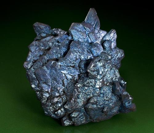 Chalcocite
Flambeau Mine, Ladysmith, Rusk County, Wisconsin, USA
Specimen size 5.5  x 5.5 cm. (Author: am mizunaka)