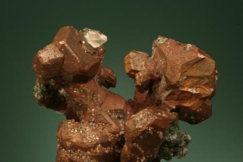 Copper, Calcite, Datolite. Quincy mine, Hancock, MI. (Author: John Jaszczak)