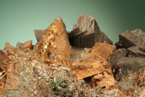 Copper possible pseudomorph after laumontite. (Author: John Jaszczak)