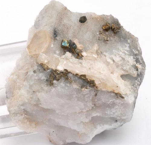Pirita y Calcita  - Pedrera Berta ( El Papiol ) - Sant Cugat del Vallès - Vallès Occidental - Catalunya - España - 5,5 x 5,4 x 3,2 (Autor: Martí Rafel)