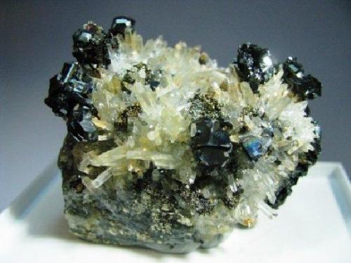 Tetrahedrite
Huanzala Mine, Huallanca, Dos deMayo Province, Huánuco, Peru (Author: Leon56)