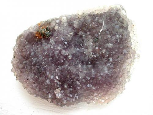 Amethyst crystals from Kirschbaum Stehender vein, 11th level, Himmelfahrt mine near Freiberg, Saxony. 7 cm wide sample. (Author: Andreas Gerstenberg)