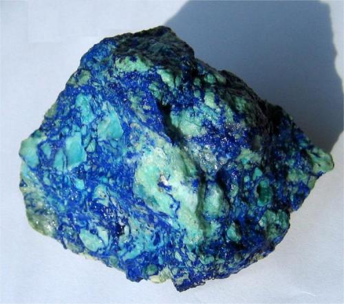 Malachite with Azurite 

Source: Mine, Inca de Oro, Chañaral Province, Atacama Region, Chile
Size: 8 x 5 x 5 cm (Author: Leon56)