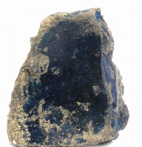 Covellina y Azufre - 
Corta Atalaya - Riotinto - Huelva - Andalucía - España - 
6,9 x 6,1 x 2,8 cm (Autor: Martí Rafel)