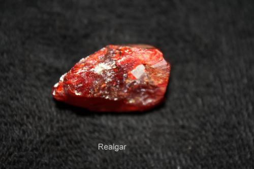 Realgar
Shimen County, Hunan Province, China
(top view) (Author: Bruce Sevier)