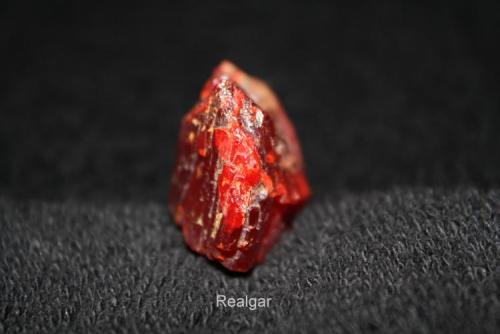 Realgar
Shimen County, Hunan Province, China (Author: Bruce Sevier)