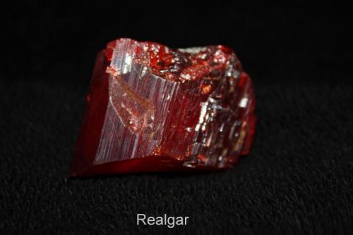 Realgar
Shimen County, Hunan Province, China (Author: Bruce Sevier)