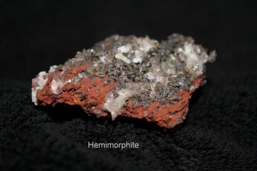 Hemimorphite:
"Mina Ojuela", Mapimí, Durango, Mexico (Author: Bruce Sevier)