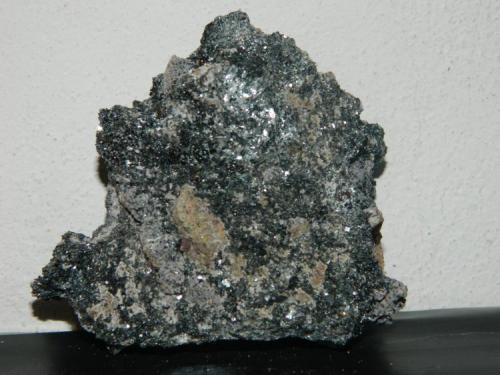 Hematites, variedad Especularita
Minas del Carmen, La Celia, Jumilla, Murcia 
6 x 6 x 3 cm.
Recogida por mí (Autor: Toni Iborra)