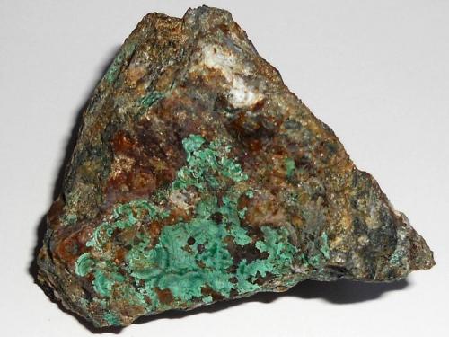Malaquita<br />Pilar Mine, Colmenarejo, Comarca Cuenca del Guadarrama, Community of Madrid, Spain<br />5 x 3 cm<br /> (Autor: juan manuel del valle)