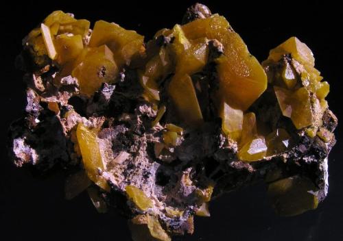 Wulfenita.
Touissit, Oujda, Marruecos.
5,5x4x2,2 cm.
Cristales hasta 1,5 cm. Col. y foto Nacho Gaspar. (Autor: Nacho)