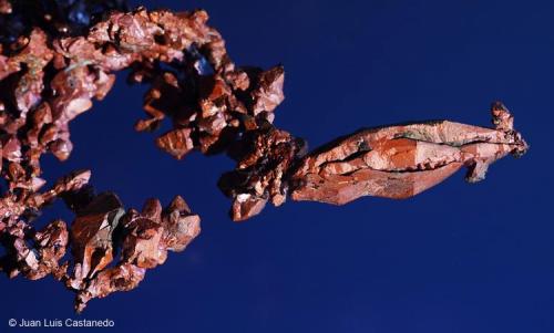 Cobre.
Detalle pieza anterior. (Autor: Juan L)
