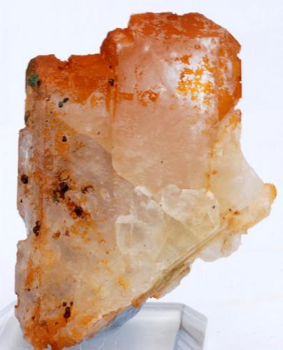 Barita, Calcopirita y Malaquita - Minas de Zerain - Coto minero de Aizpea - Aizpea - Gipuzkoa - Euskadi - España - 6,7 x 5,2 x 1,8 (Autor: Martí Rafel)