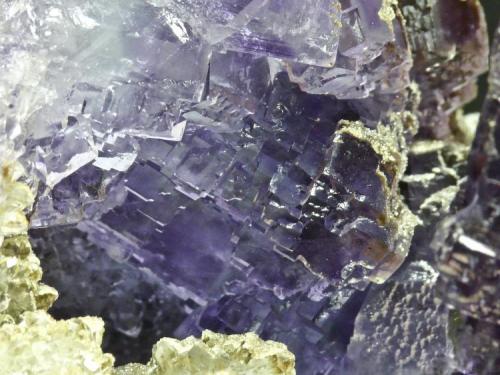 Fluorita + Cuarzo
Geoda "La Negrina" - La Viesca - La Collada - Siero - Asturias
Pieza de 11x9 cm. cristal mayor 3 cm.
Detalle de la pieza anterior (Autor: El Coleccionista)