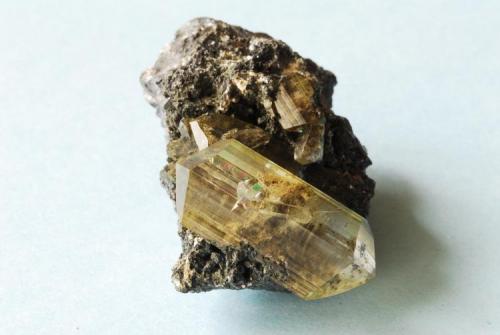 Anglesita
Touissit, Oujda, Marruecos
Cristal 2,5 cm. (Autor: E. Llorens)