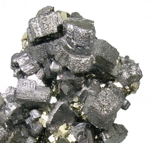 Bournonite, pyrite
Mina Mercedes, Huallanca, Dos de Mayo, Huánuco, Peru
78 mm × 44 mm × 20 mm (Author: Carles Millan)