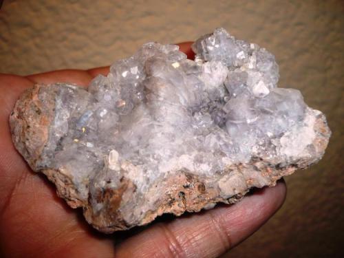 Amethyst 
El Refugio, Ojocaliente, Zacatecas.
75 x 60 x 56 mm
Pale and very common. If you travel to Zacatecas city, you’ll see these on everywhere being selling as souvenirs... anyway is rare to get nice specimens (Author: Carlos M.)