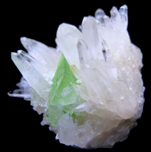 Augelite, quartz
Tamboras area, Mundo Nuevo, Huamachuco, Sanchez Carrion Province, La Libertad Department, Peru
61 mm x 61 mm x 51 mm (Author: Carles Millan)