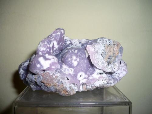 Smithsonite (cobaltian)
Mina el Refugio, Choix, Sinaloa,  Mexico
85x43x40mm (Author: Carlos M.)