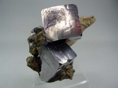 Galena. Sweetwater Mine. 7x7 cm. Cubo de 2´7 cm (Autor: geoalfon)