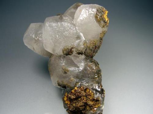 Calcita. Mina Manolita, La Unión, Murcia. 9x6´5 cm. Crupo de cristales de 6´5 cm (Autor: geoalfon)