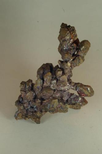 Cobre nativo, Rubtsovskoe Cu-Zn-Pd Deposit, Rudnyi Altai, Altaiskii, Siberia, Rusia 80x50x40 mm (Autor: Juan María Pérez)