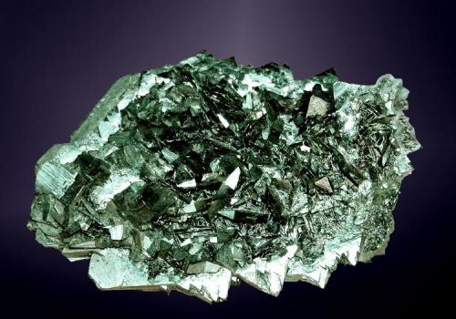 Marcasita
Vintirov, Karlovy Vary (distr.), Karlovarský (región), República Checa.
Agregado flotante de cristales tabulares (ejemplar de 1981).
7,0 x 4,8 x 3,0 cm. (Autor: Carles Curto)