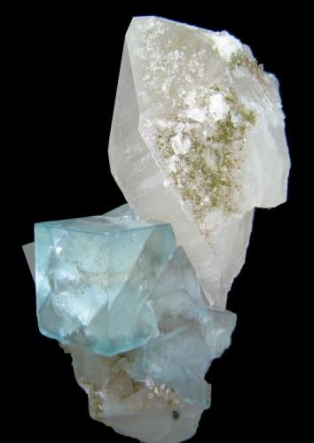 Fluorite, quartz
Yaogangxian Mine, Yizhang Co., Chenzhou Prefecture, Hunan Province, China
98 mm x 65 mm (Author: Carles Millan)