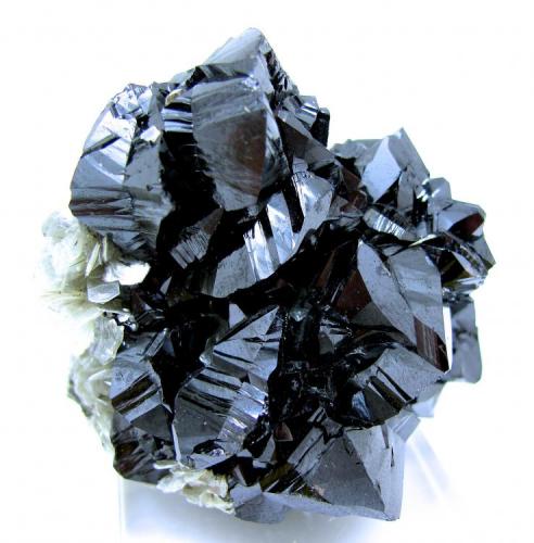 Cassiterite, muscovite, scheelite
Xuebaoding, Huya, Pingwu, Mianyang, Sichuan, China
57 mm x 53 mm x 42 mm (Author: Carles Millan)