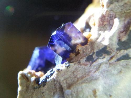 Azurita
Kerrouchen, Khénifra, Marruecos
Cristal de 1,2 cm. (Autor: Carlos Viñolo)