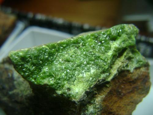 Piromorfita.<br />Grupo Minero "Juan Antonio", Paraje Las Minillas, Garlitos, Comarca La Siberia, Badajoz, Extremadura, España<br />6 x 5 x 4 cm<br /> (Autor: P. apita)