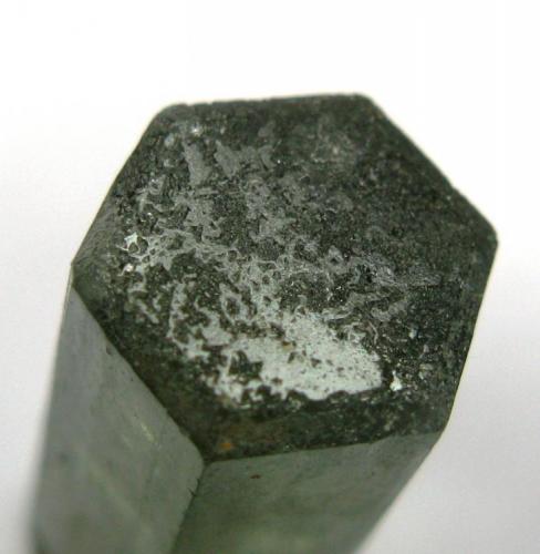 Apatito.
Montes Erongo. Namibia.
Tamaño: 25 x 10 mm. Detalle. (Autor: Jose Luis Otero)