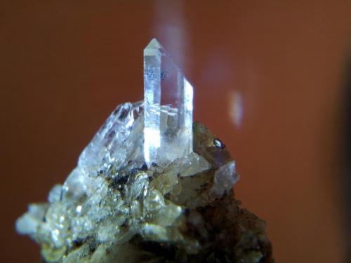 Cuarzo Hialino
Mijas, Málaga, España
4x4 cm cristal 0,8 mm 
Detalle (Autor: Carlos Viñolo)