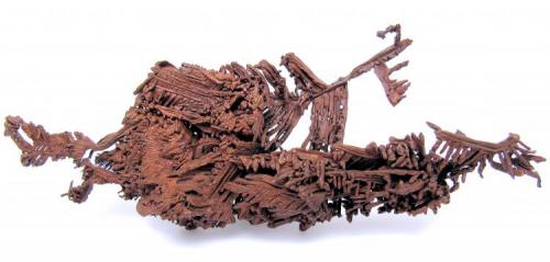 Copper
San Agustín Mine, Corocoro, Pacajes Province, La Paz Department, Bolivia
87 mm x 29 mm x 11 mm

Back view (Author: Carles Millan)