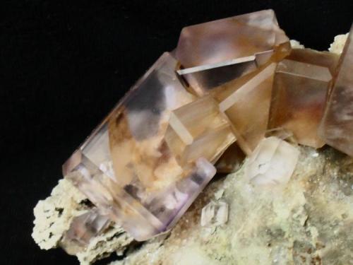 Fluorita
Cantera Llamas, Duyos, Asturias, España
Grupo de cristales de 1,5 cm. cada uno. (Autor: Laureano)