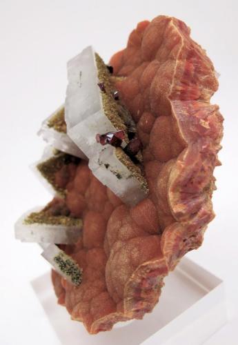 Barite, orpiment, realgar
Quiruvilca Mine, Quiruvilca District, Santiago de Chuco Province, La Libertad Department, Peru
93 mm x 66 mm x 37 mm (Author: Carles Millan)