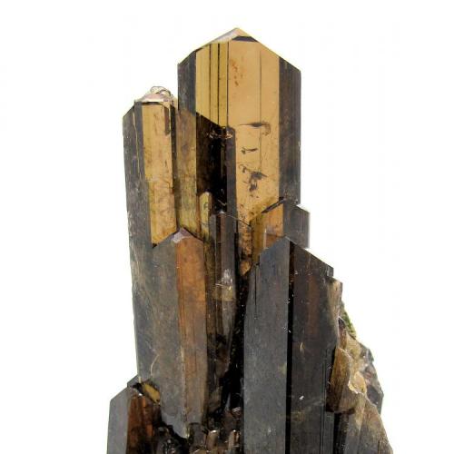 Epidote-clinozoisite series 
Tormiq valley, Haramosh Mts., Skardu District, Baltistan, Gilgit-Baltistan, Pakistan
76 mm x 34 mm x 20 mm (Author: Carles Millan)