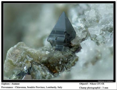 Anatase
Chiavenna, Sondrio, Lombardy, Italia (Author: ploum)