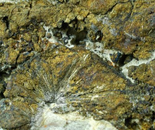 Millerita<br />Eugenia Mine, Bellmunt del Priorat, Comarca Priorat, Tarragona, Catalonia / Catalunya, Spain<br />45 x 35 x 30 mm<br /> (Autor: Joan Martinez Bruguera)