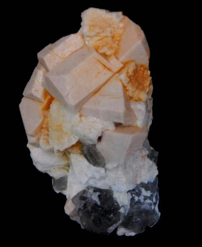 Microclina con albita.
Massabé, Sils, La Selva, Girona, Cataluña, España.
Pieza: 9x6,5 cm.
Cristales; 3,2cm.

Drusa de cristales. (Autor: DAni)