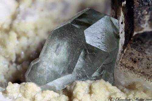 Fluorite
Baveno, Verbano-Cusio-Ossola Province, Piedmont, Italy
5.8 mm blue-green pale Fluorite crystal (Author: Matteo_Chinellato)