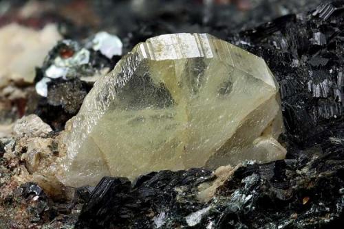 Titanite
Mt. Argentea, Arenzano, Genova Province, Liguria, Italy
14.61 mm yellow pale Titanite crystal (Author: Matteo_Chinellato)