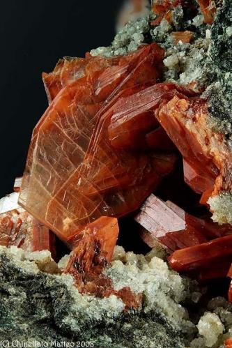 Heulandite-Ca
Drio le Pale, Buffaure Group, Fassa Valley, Trento Province, Trentino-Alto Adige, Italy
Perfect and transparent Heulandite-Ca crystal of 15 mm (Author: Matteo_Chinellato)