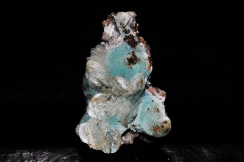 Hemimorfita
Chilito, Hayden Area, Banner District, Dripping Mts., Gila Co., Arizona, EUA.
Medidas pieza: 2,3x1,5x0,8 cm (Autor: Sergio Pequeño)